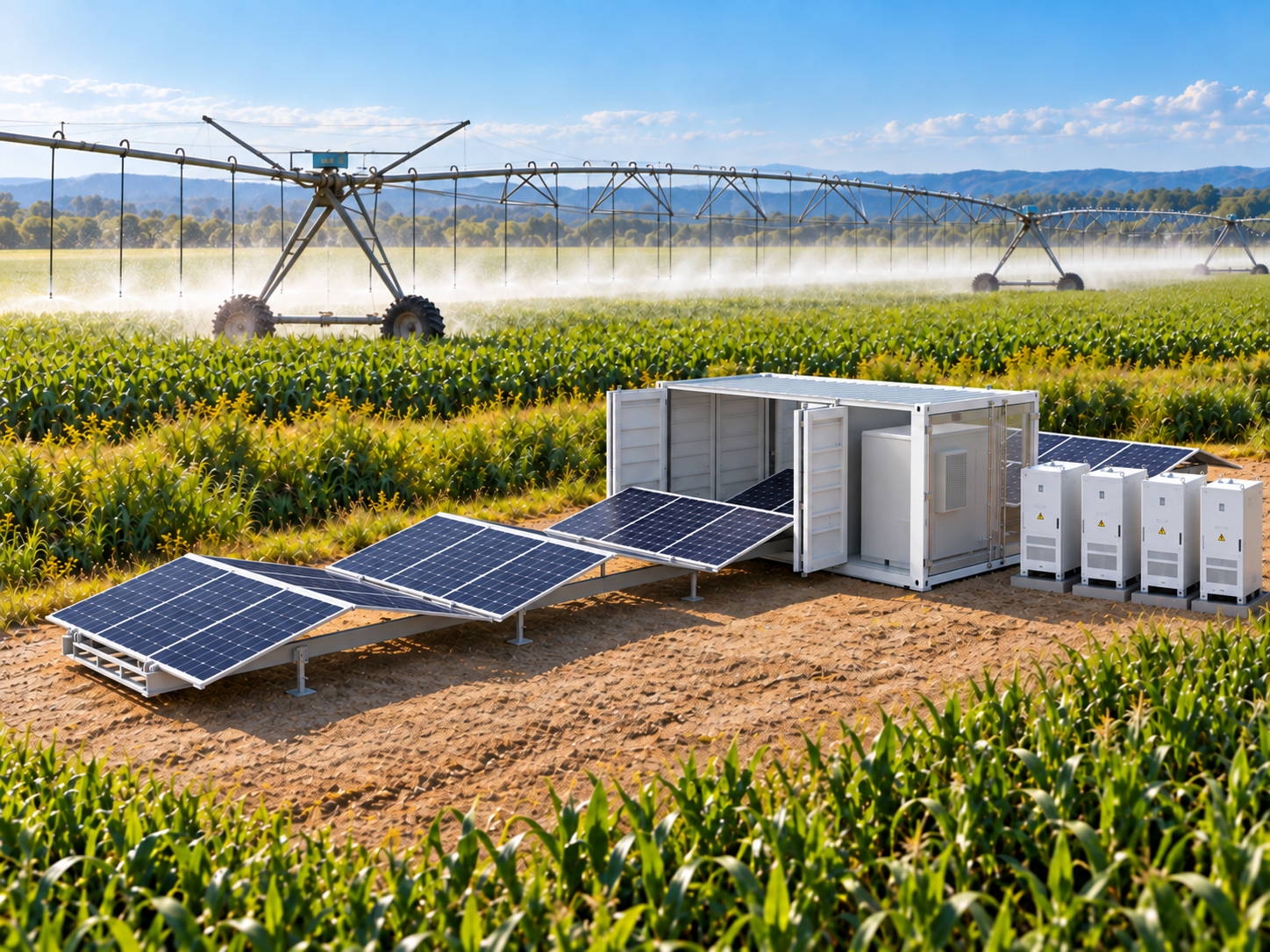 Containere mobile fotovoltaice și baterii de stocare